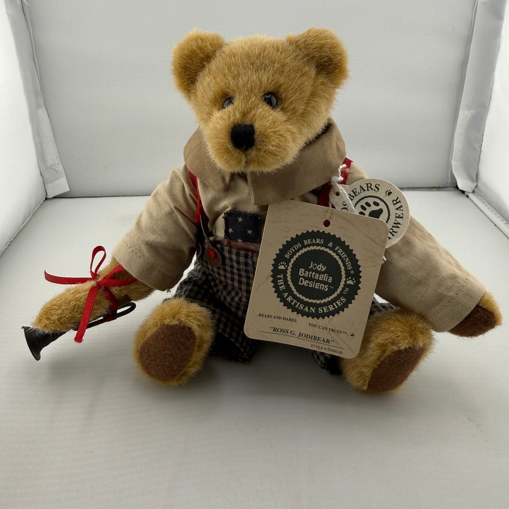 Boyds Bears Jody Battaglia Ross G Jodibear Artisan Series Tan Americana 92000